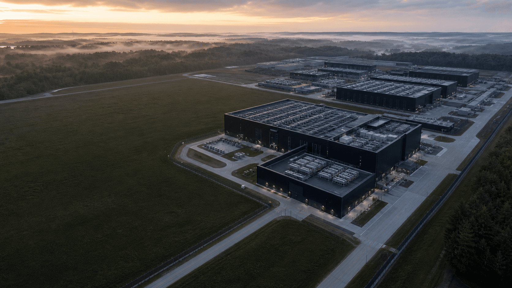Sovereign data center infrastructure under controlled security operations.