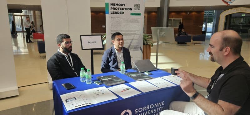 Ansen representatives in a cybersecurity discussion at a conference table